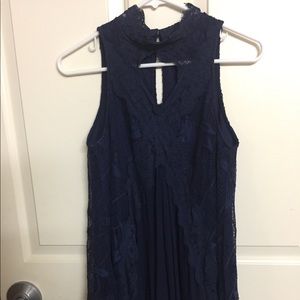 Navy Short Dress